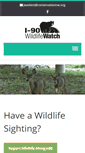 Mobile Screenshot of i90wildlifewatch.org